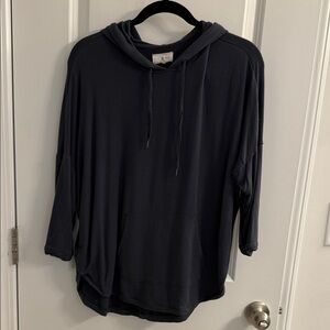 Lou & Grey Charcoal Hooded Sweatshirt